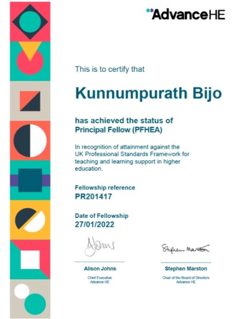 bijo certificate